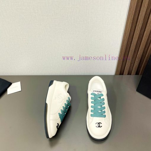 Top tierChanel C Home 2024 vs Spring/Summer Hot Leisure SeriesChanel white shoes casual shoe9a9aym30 - Image 5