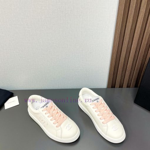 Top tierChanel C Home 2024 vs Spring/Summer Hot Leisure SeriesChanel white shoes casual shoejsmga0n2 - Image 3