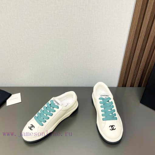 Top tierChanel C Home 2024 vs Spring/Summer Hot Leisure SeriesChanel white shoes casual shoe9a9aym30 - Image 8