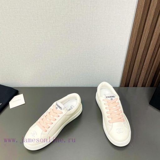 Top tierChanel C Home 2024 vs Spring/Summer Hot Leisure SeriesChanel white shoes casual shoejsmga0n2 - Image 8