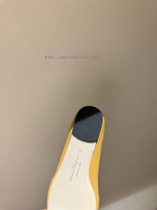 FERRAGAM * 24/Early Spring New Ferragamo Flat Single Shoes, this year's hot bow paired with c6d7iao2 - Image 9