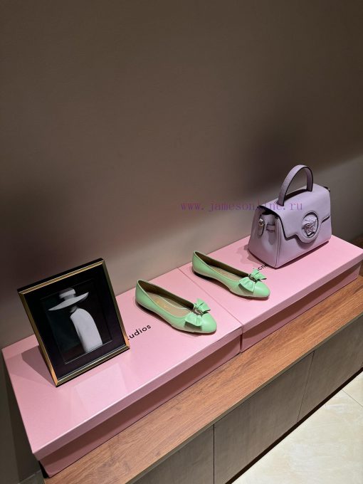 FERRAGAM * 24/Early Spring New Ferragamo Flat Single Shoes, this year's hot bow paired with hjfncqve