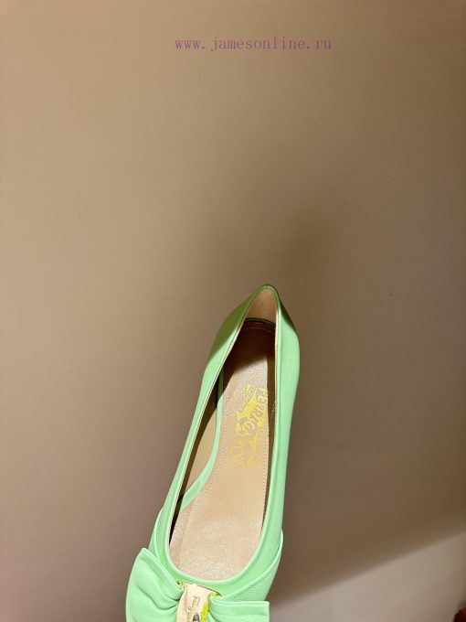 FERRAGAM * 24/Early Spring New Ferragamo Flat Single Shoes, this year's hot bow paired with hjfncqve - Image 7