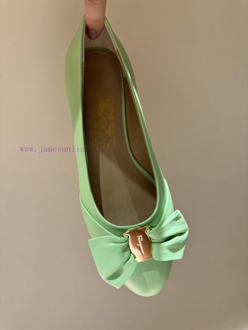 FERRAGAM * 24/Early Spring New Ferragamo Flat Single Shoes, this year's hot bow paired with hjfncqve - Image 10
