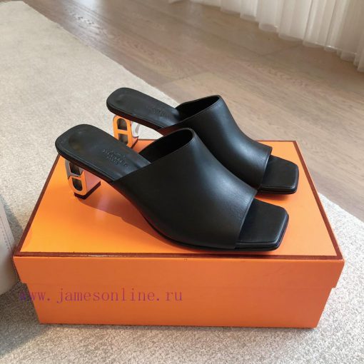 Hermes...  6cm flat bottomed slippers2024 New Products+Explosive SeriesGenuine leather outso1c0lyj80