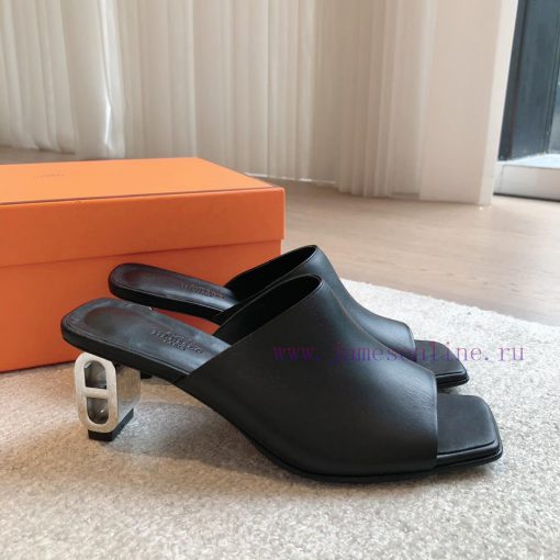 Hermes...  6cm flat bottomed slippers2024 New Products+Explosive SeriesGenuine leather outso1c0lyj80 - Image 4