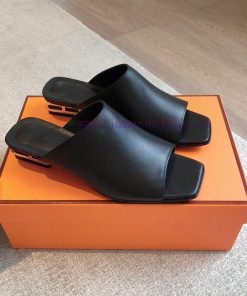 Hermes...  2.5cm flat bottomed slippers2024 New Products+Explosive SeriesGenuine leather outi4g1mogs
