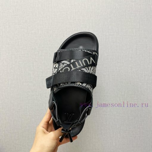 Top tierL * V Donkey 2024vs Summer Latest Wang Fried Sandals SeriesRound toe heel strap cooljoxsdk7j - Image 6
