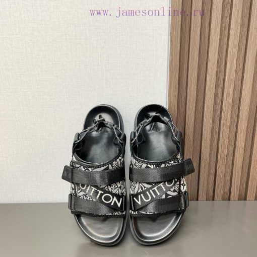 Top tierL * V Donkey 2024vs Summer Latest Wang Fried Sandals SeriesRound toe heel strap cooljoxsdk7j - Image 9