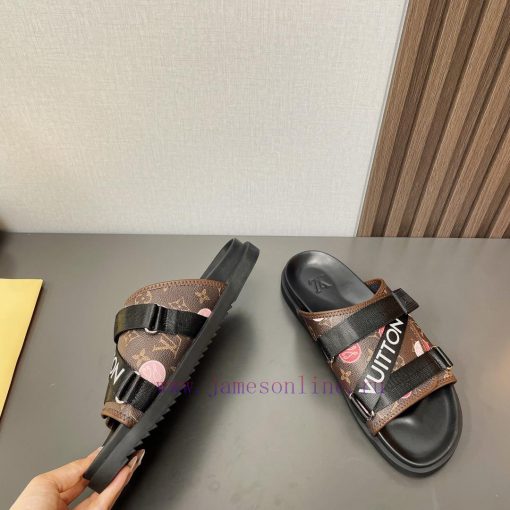 Top tierL * V Donkey 2024vs Summer Latest Wang Fried Sandals SeriesRound headed lazy person zig78ecs - Image 8