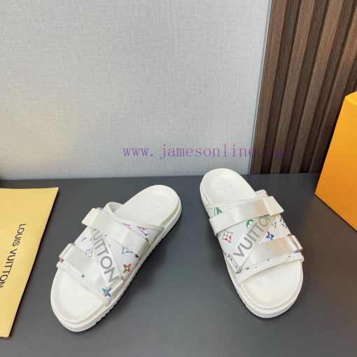 Top tierL * V Donkey 2024vs Summer Latest Wang Fried Sandals SeriesRound headed lazy person iinj6z26 - Image 4
