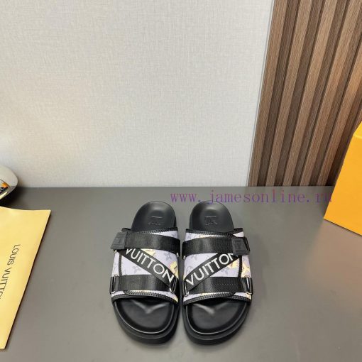 Top tierL * V Donkey 2024vs Summer Latest Wang Fried Sandals SeriesRound headed lazy person 6nlnauru - Image 2