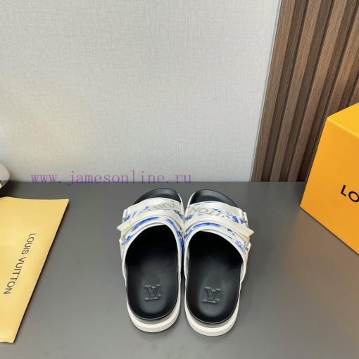 Top tierL * V Donkey 2024vs Summer Latest Wang Fried Sandals SeriesRound headed lazy person 7xhtpsa7