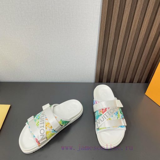 Top tierL * V Donkey 2024vs Summer Latest Wang Fried Sandals SeriesRound headed lazy person soswnjr9 - Image 4