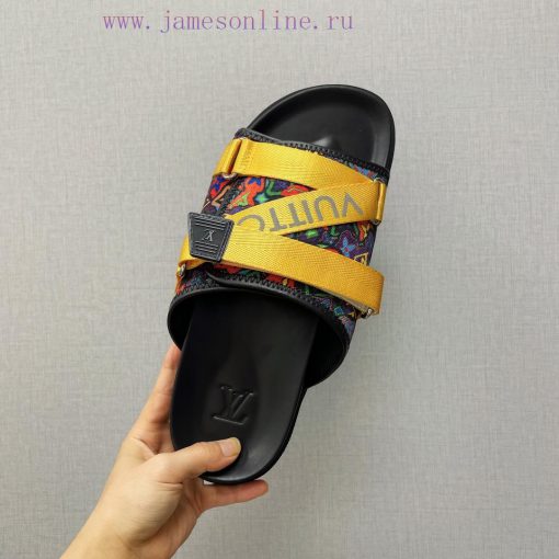 Top tierL * V Donkey 2024vs Summer Latest Wang Fried Sandals SeriesRound headed lazy person axvqplyy - Image 6