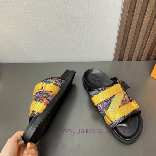 Top tierL * V Donkey 2024vs Summer Latest Wang Fried Sandals SeriesRound headed lazy person axvqplyy - Image 8