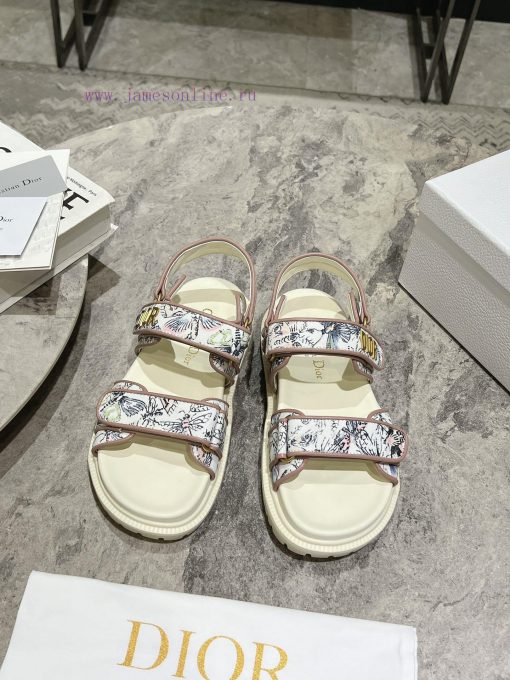 New color top of the line 2024 summer blockbuster super Dior D Home 2024 New Velcro Sandals lb6m8nst