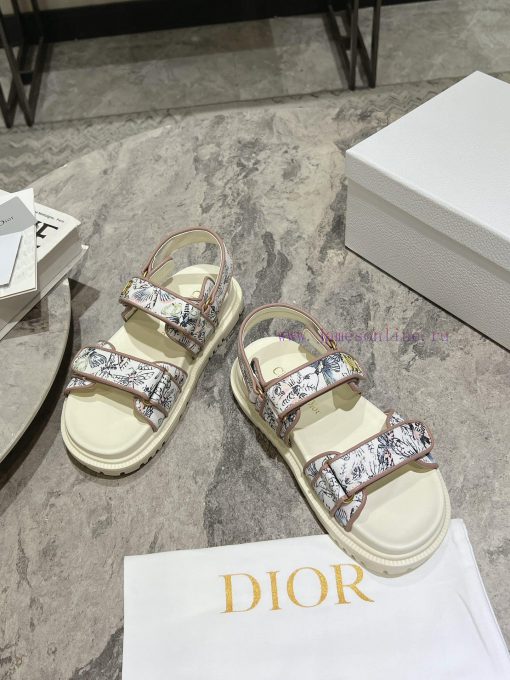 New color top of the line 2024 summer blockbuster super Dior D Home 2024 New Velcro Sandals lb6m8nst - Image 3