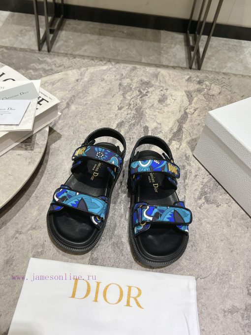 New color top of the line 2024 summer blockbuster super Dior D Home 2024 New Velcro Sandals jw95dqwx - Image 2