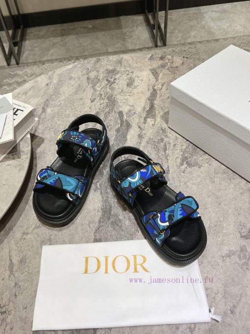 New color top of the line 2024 summer blockbuster super Dior D Home 2024 New Velcro Sandals jw95dqwx - Image 3