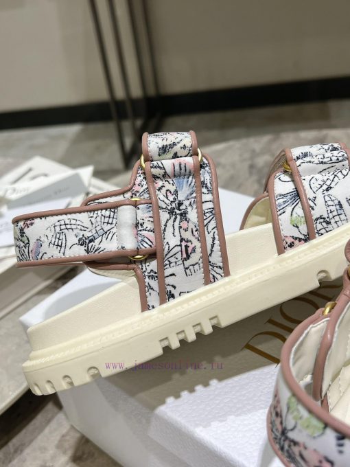 New color top of the line 2024 summer blockbuster super Dior D Home 2024 New Velcro Sandals lb6m8nst - Image 9