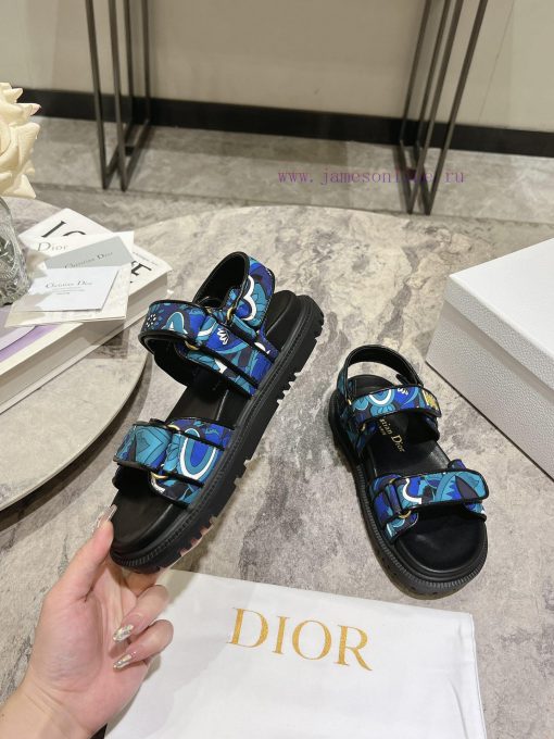New color top of the line 2024 summer blockbuster super Dior D Home 2024 New Velcro Sandals jw95dqwx - Image 5