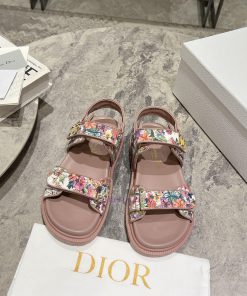New color top of the line 2024 summer blockbuster super Dior D Home 2024 New Velcro Sandals 1qjb7mta