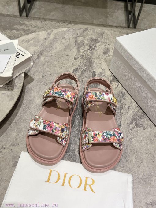 New color top of the line 2024 summer blockbuster super Dior D Home 2024 New Velcro Sandals 1qjb7mta - Image 2
