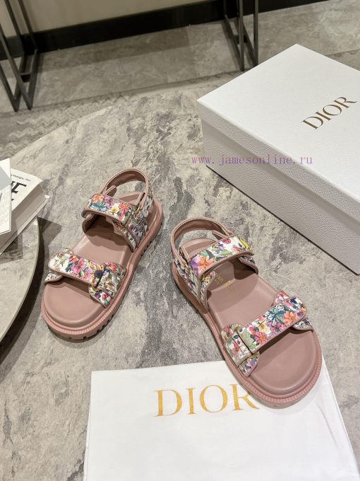 New color top of the line 2024 summer blockbuster super Dior D Home 2024 New Velcro Sandals 1qjb7mta - Image 3