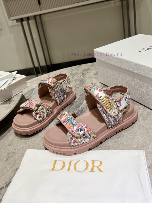 New color top of the line 2024 summer blockbuster super Dior D Home 2024 New Velcro Sandals 1qjb7mta - Image 4