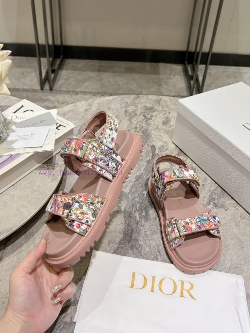 New color top of the line 2024 summer blockbuster super Dior D Home 2024 New Velcro Sandals 1qjb7mta - Image 5