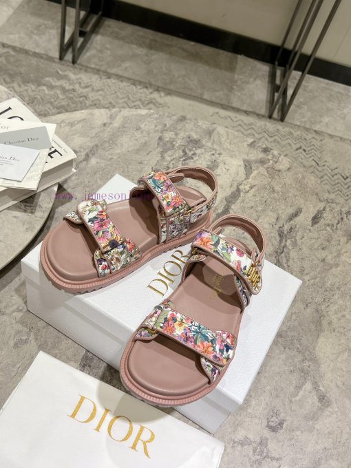 New color top of the line 2024 summer blockbuster super Dior D Home 2024 New Velcro Sandals 1qjb7mta - Image 6