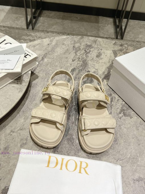 New color top of the line 2024 summer blockbuster super Dior D Home 2024 New Velcro Sandals 4o02ua2b - Image 2