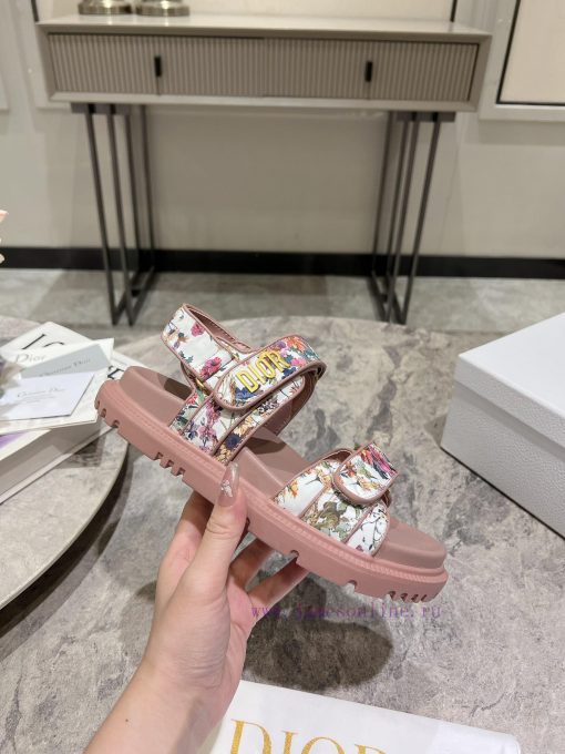 New color top of the line 2024 summer blockbuster super Dior D Home 2024 New Velcro Sandals 1qjb7mta - Image 7