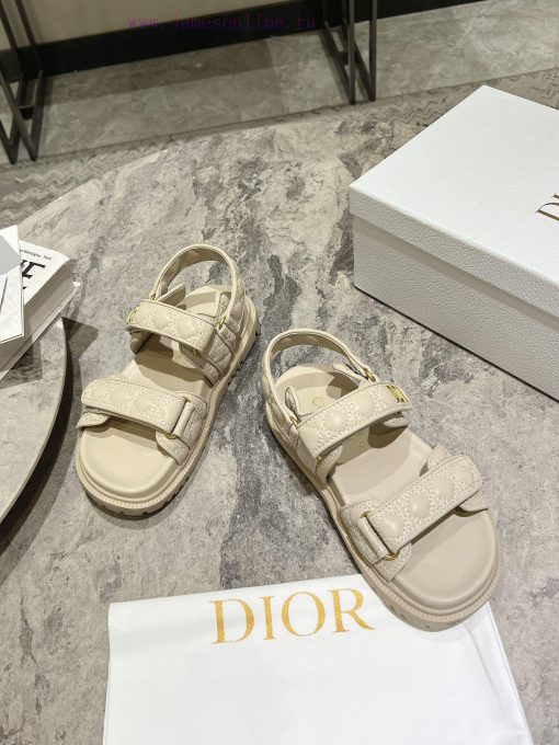 New color top of the line 2024 summer blockbuster super Dior D Home 2024 New Velcro Sandals 4o02ua2b - Image 3