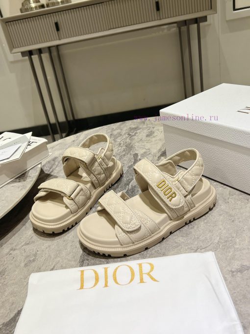 New color top of the line 2024 summer blockbuster super Dior D Home 2024 New Velcro Sandals 4o02ua2b - Image 4