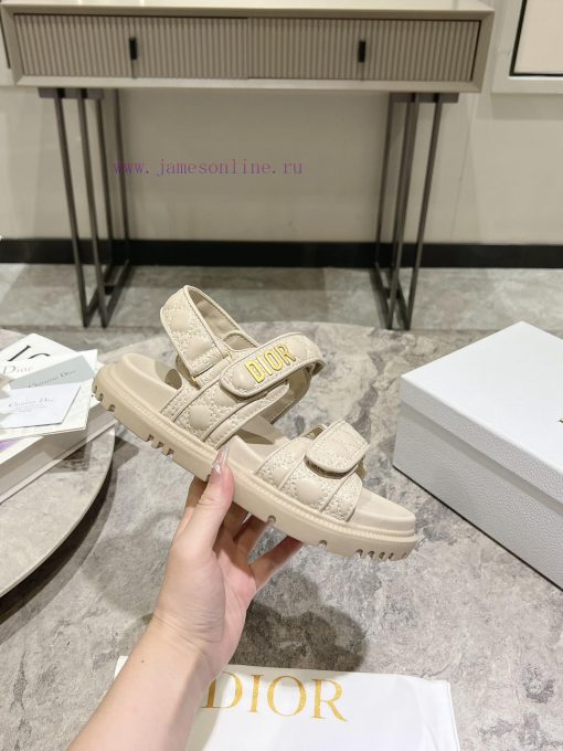 New color top of the line 2024 summer blockbuster super Dior D Home 2024 New Velcro Sandals 4o02ua2b - Image 7