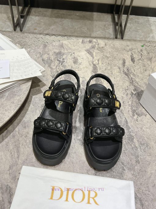 New color top of the line 2024 summer blockbuster super Dior D Home 2024 New Velcro Sandals joapen4v