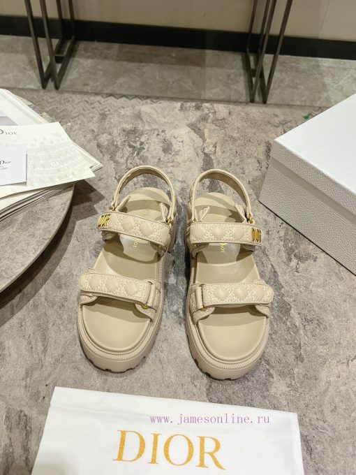 New color top of the line 2024 summer blockbuster super Dior D Home 2024 New Velcro Sandals d7hu6scx