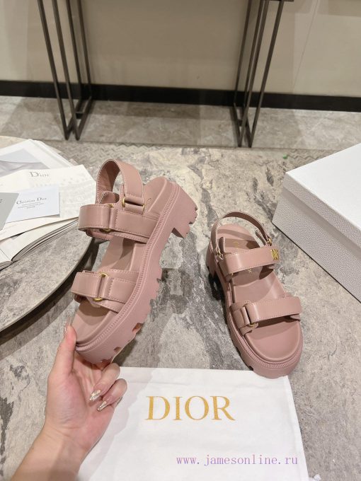 New color top of the line 2024 summer blockbuster super Dior D Home 2024 New Velcro Sandals o4idu6lw - Image 4
