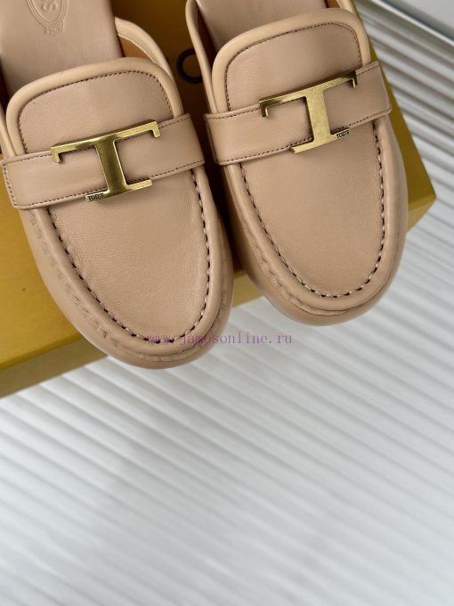 TOD's Classic Explosive Thick Bottom Metal BuckleHalf drag seriesOriginal customized calf le9w3kx4z9 - Image 8