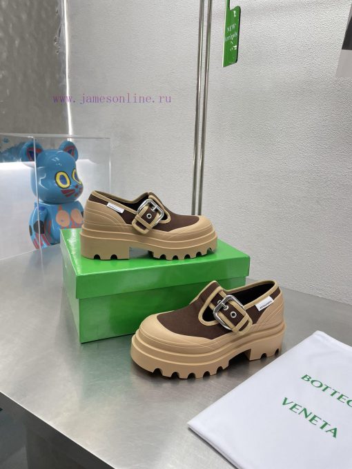 The original development of BottegaVeneta Bottega Bottega Bottega 2024ss Mary Jane thick soltf417de1 - Image 4