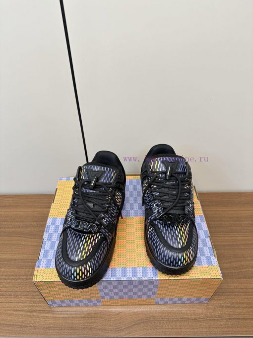 Upgraded LV Xiaopang Ding~Louis Vuitton sneakersOfficial website limited edition retro baskebfvksi5o