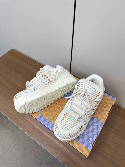 Upgraded LV Xiaopang Ding~Louis Vuitton sneakersOfficial website limited edition retro baskec85u72mm - Image 10