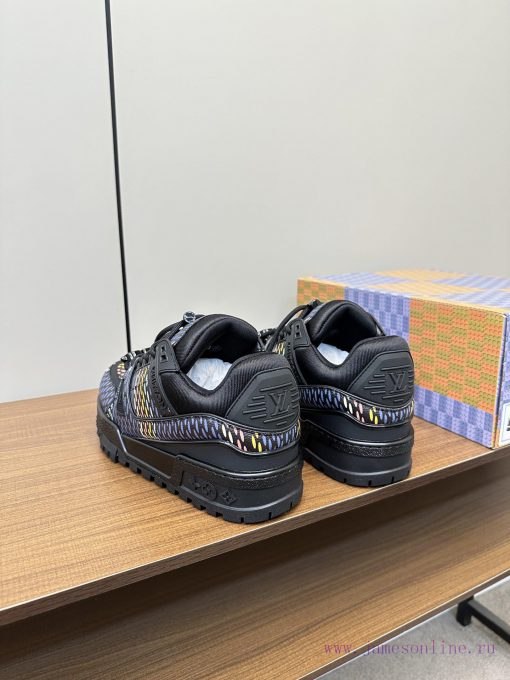 Upgraded LV Xiaopang Ding~Louis Vuitton sneakersOfficial website limited edition retro baskebfvksi5o - Image 5