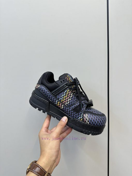 Upgraded LV Xiaopang Ding~Louis Vuitton sneakersOfficial website limited edition retro baskebfvksi5o - Image 6