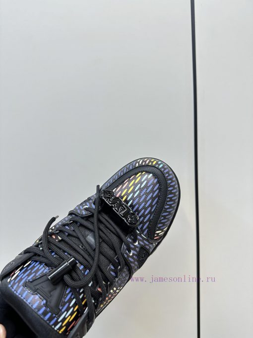 Upgraded LV Xiaopang Ding~Louis Vuitton sneakersOfficial website limited edition retro baskebfvksi5o - Image 7