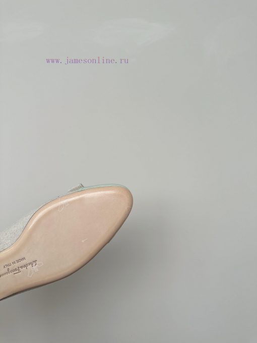 FERRAGAM * 24/Early Spring New SF Ferragamo Flat Single ShoesThis year's hot bow tie is pair9238fmfi - Image 10