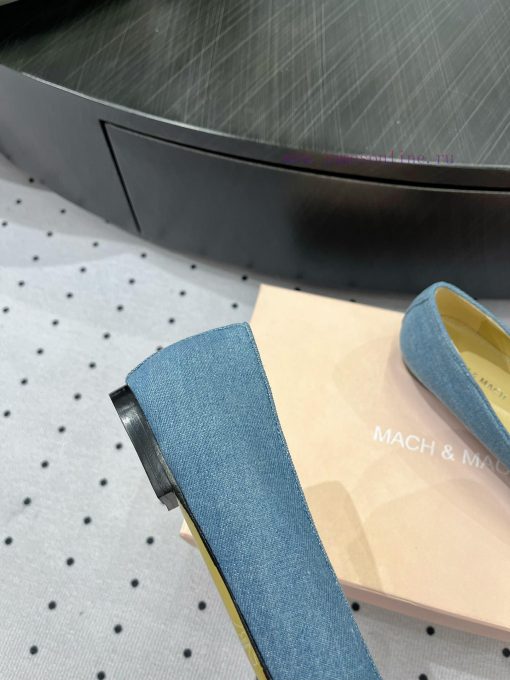 𝙈𝘼𝘾𝙃&𝙈𝘼𝘾𝙃𝟐𝟒𝑭𝑾 Personalized ballet single shoesFabric denimInner sheepskinLeather soleElegantic8r2yec - Image 7