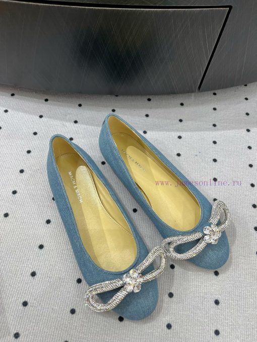 𝙈𝘼𝘾𝙃&𝙈𝘼𝘾𝙃𝟐𝟒𝑭𝑾 Personalized ballet single shoesFabric denimInner sheepskinLeather soleElegantic8r2yec - Image 8
